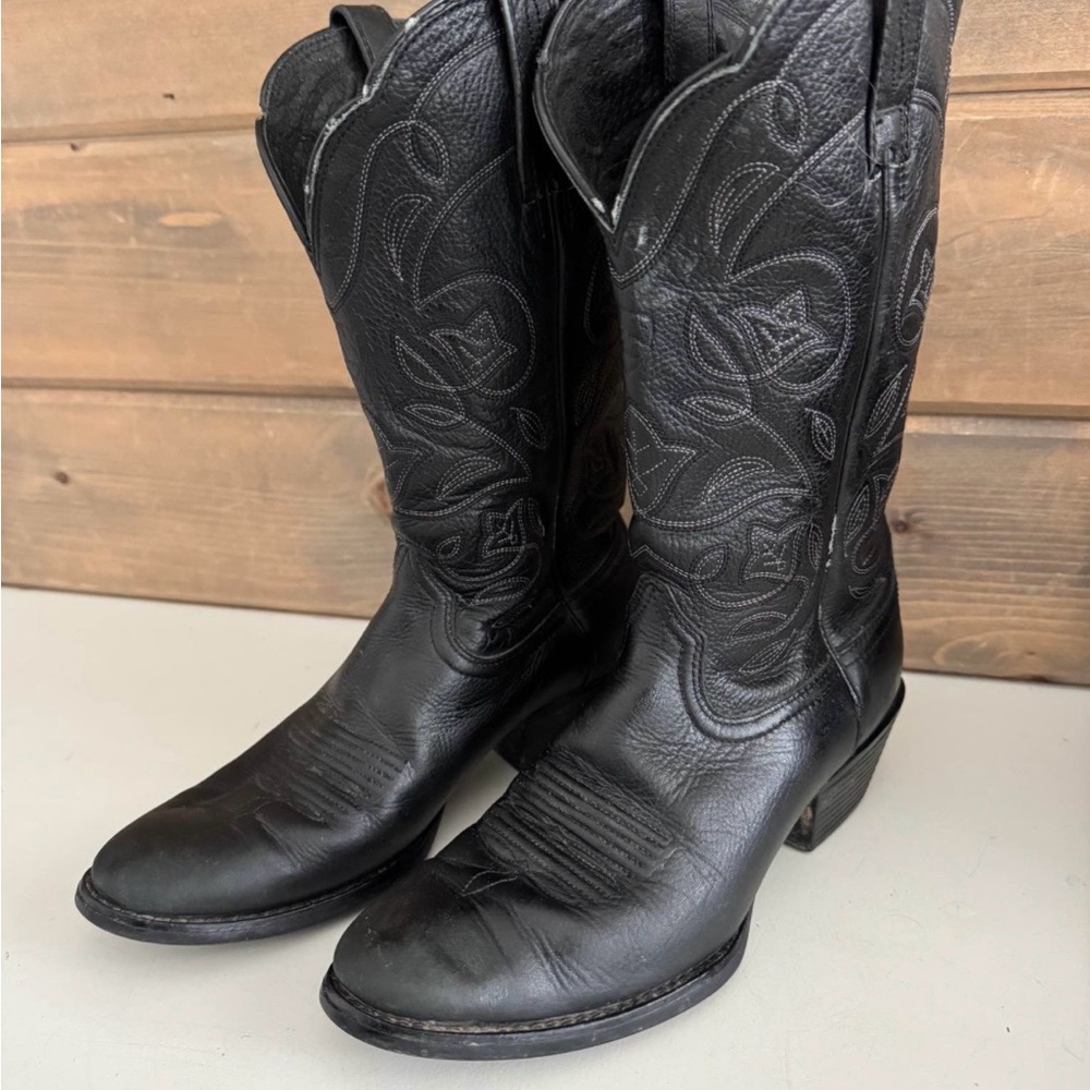 Ariat Black Western Boots 12'' tall